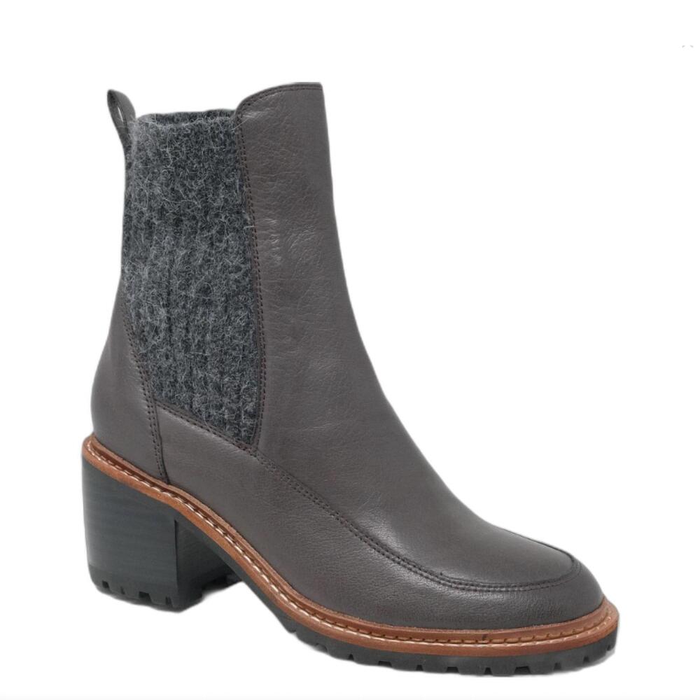 NEW DJANGO & JULIETTE women's barret boot in chocolate leather